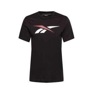 Reebok Sport Funkčné tričko  grenadínová / čierna / biela