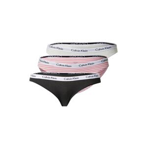 Calvin Klein Underwear Nohavičky 'Carousel'  ružová / čierna / biela melírovaná