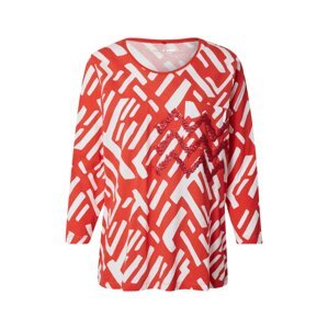 GERRY WEBER Tričko  svetločervená / biela