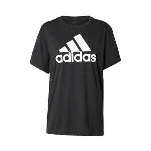 ADIDAS SPORTSWEAR Funkčné tričko 'Truestrength '  čierna / biela