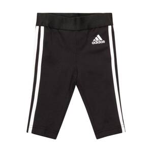 ADIDAS SPORTSWEAR Športové nohavice 'Essentials 3 Stripes'  čierna / biela