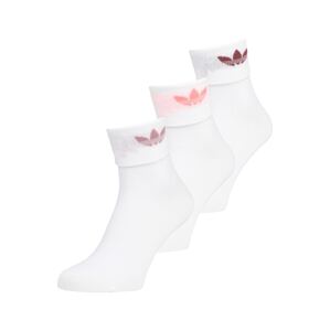 ADIDAS ORIGINALS Ponožky  svetlofialová / farba lesného ovocia / lososová / biela