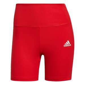 ADIDAS SPORTSWEAR Športové nohavice 'Designed to Move'  červená / biela