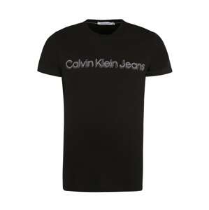 Calvin Klein Jeans Plus Tričko  tmavošedá / čierna