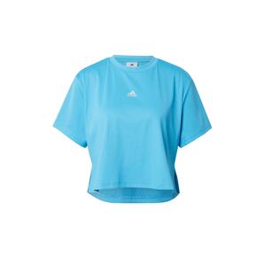 ADIDAS SPORTSWEAR Funkčné tričko  neónovo modrá / sivá