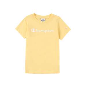Champion Authentic Athletic Apparel Tričko  pastelovo žltá / červená / biela