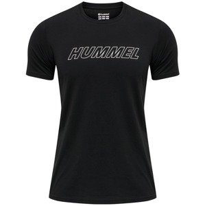 Hummel Funkčné tričko 'Callum'  čierna / biela
