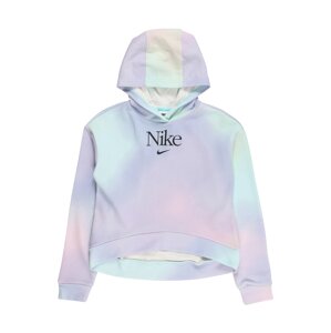 Nike Sportswear Mikina  svetlomodrá / pastelovo fialová / pastelovo ružová / čierna