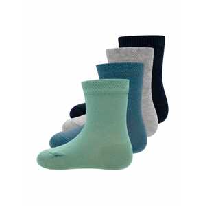 EWERS Ponožky  sivá melírovaná / petrolejová / trstinová / čierna