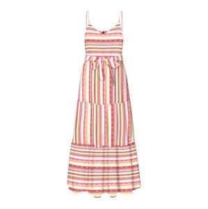 Vero Moda Petite Letné šaty 'Dichte'  zelená / ružová / červená / biela