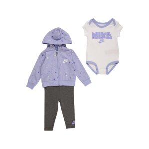 Nike Sportswear Set  tmavosivá / fialová / biela