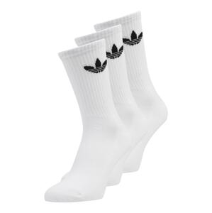ADIDAS ORIGINALS Ponožky 'Cushioned Trefoil '  čierna / biela