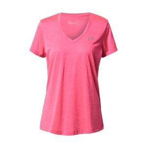 UNDER ARMOUR Funkčné tričko 'Tech'  sivá / ružová
