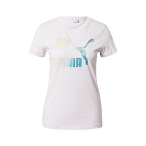 PUMA Funkčné tričko 'Crystal Galaxy'  piesková / svetlomodrá / levanduľová