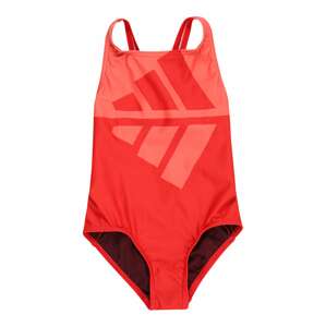 ADIDAS PERFORMANCE Športové plavky 'Must-Have'  červená / pastelovo červená / čierna / biela