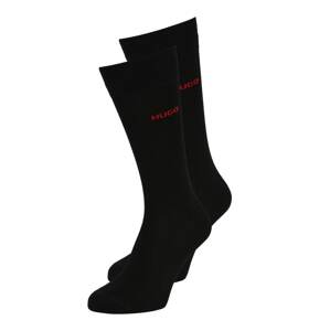 HUGO Red Ponožky  čierna