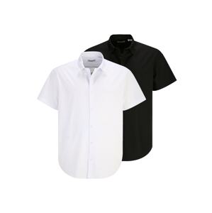 Jack & Jones Plus Košeľa  čierna / biela