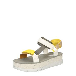 CAMPER Remienkové sandále 'Oruga'  žltá / biela