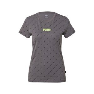 PUMA Funkčné tričko  svetložltá / sivá / antracitová