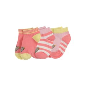 Steiff Collection Ponožky  žltá / sivá / ružová / rosé / biela