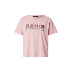Trendyol Tričko  ružová / pitaya / čierna / biela