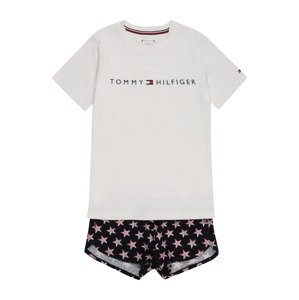 Tommy Hilfiger Underwear Pyžamo  tmavomodrá / ohnivo červená / pastelovo červená / biela