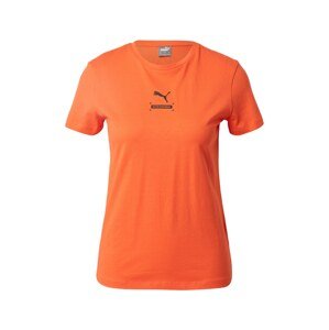 PUMA Funkčné tričko  neónovo oranžová / čierna