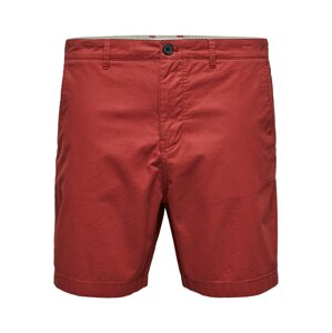 SELECTED HOMME Chino nohavice  hrdzavo červená