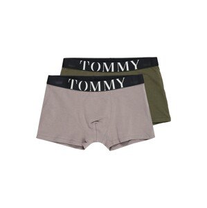 Tommy Hilfiger Underwear Nohavičky  tmavošedá / olivová / čierna / biela