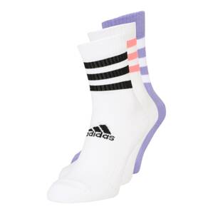 ADIDAS SPORTSWEAR Športové ponožky '3-Stripes Cushioned Crew '  orgovánová / ružová / čierna / biela