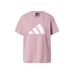 ADIDAS SPORTSWEAR Funkčné tričko  ružová / biela