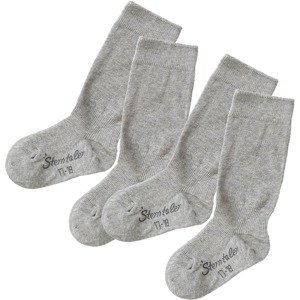 STERNTALER Ponožky  tmavosivá / sivá melírovaná