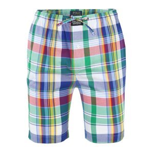 Polo Ralph Lauren Pyžamové nohavice  modrá / zelená / melónová / biela