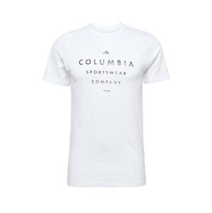 COLUMBIA Funkčné tričko  čierna / biela