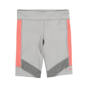 NIKE Športové nohavice  sivá / svetlosivá / koralová