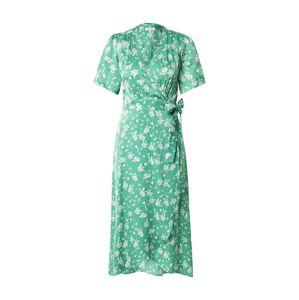 Suncoo Košeľové šaty 'CAMBOA'  smaragdová / nefritová / biela