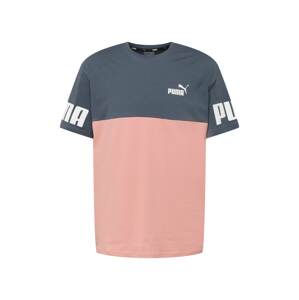 PUMA Funkčné tričko  sivá / ružová / biela