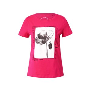 TAIFUN Tričko  ružová / čierna / biela