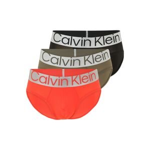 Calvin Klein Underwear Nohavičky  olivová / červená / čierna