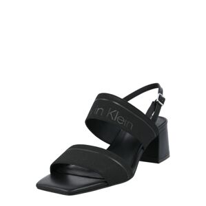 Calvin Klein Remienkové sandále  antracitová / čierna
