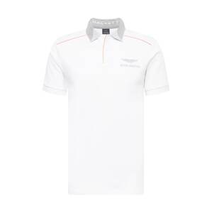 Hackett London Tričko  sivá / svetločervená / biela