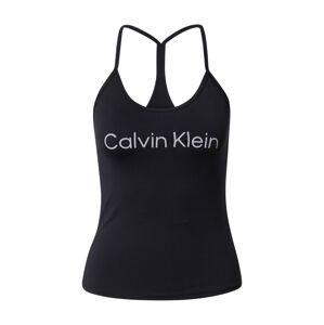 Calvin Klein Performance Športový top  sivá / čierna