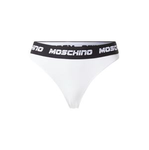 Moschino Underwear Tangá 'Perizoma'  čierna / biela