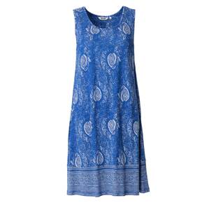 Indiska Košeľové šaty ' DANYLYNN '  modrá / biela