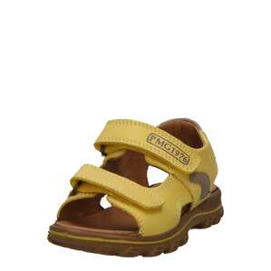 PRIMIGI Otvorená obuv  hnedá / žltá