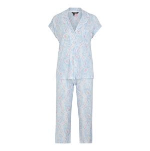 Lauren Ralph Lauren Pyžamo  svetlomodrá / svetlofialová / biela