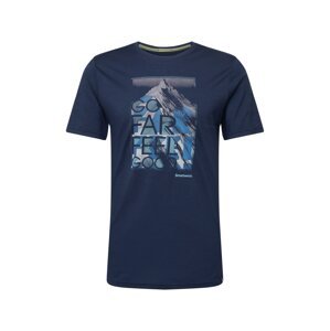 Smartwool Funkčné tričko 'Merino'  námornícka modrá / azúrová / modrozelená / svetlosivá