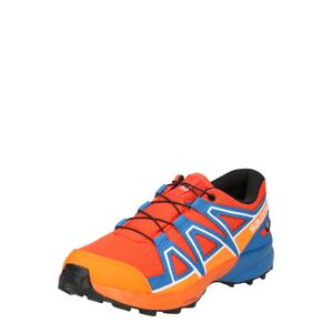 SALOMON Športová obuv 'SPEEDCROSS'  modrá / oranžová / oranžovo červená / biela