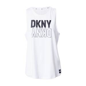 DKNY Performance Športový top  čierna / biela