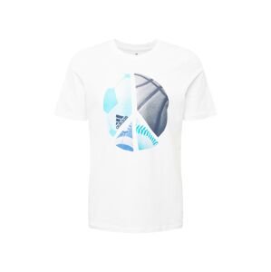 ADIDAS PERFORMANCE Funkčné tričko  námornícka modrá / tyrkysová / biela